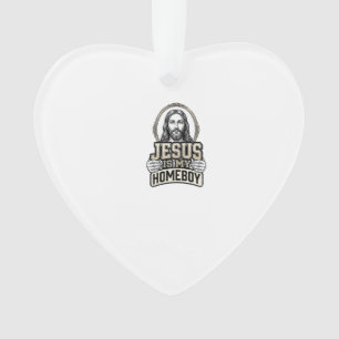 Vintage Jesus Is My Homeboy Gravur Vektor Design Ornament