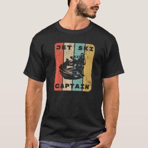 Vintage-Jet-Ski-Kapitän Seelenleben Wassersport Ra T-Shirt