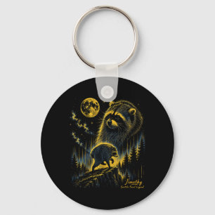Vintage Jimothy Moon Fantasy Waschbär aus Schlüsselanhänger