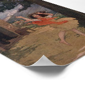 Vintage Johanna Spyri Heidi der Schweizer Alpen Poster (Ecke)