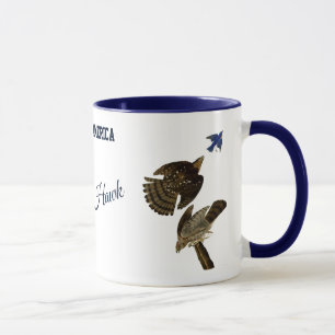 Vintage John Audubon Stanley Hawk Tasse