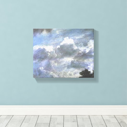 Vintage John Constable Cloud-Studie Leinwanddruck (Insitu (Holzboden))