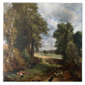 Vintage John Constable Das Kornfeld Fliese (Vorderseite)