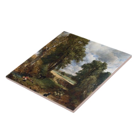 Vintage John Constable Das Kornfeld Fliese (Seite)