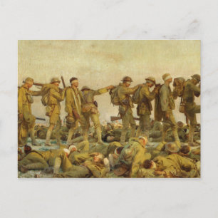 Vintage John Singer Sargent Erster Weltkrieg Verga Postkarte
