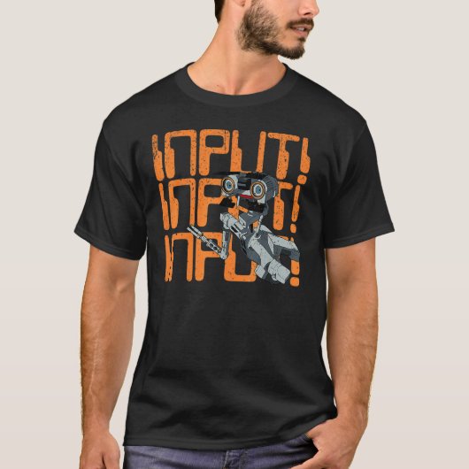 Vintage Johnny-Five-Eingabe T-Shirt (Vorderseite)