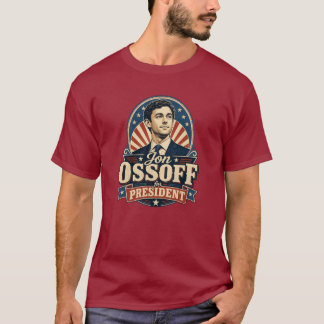 Vintage Jon Ossoff für Präsident Politisch T-Shirt