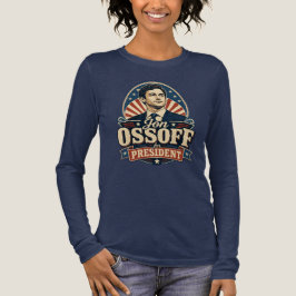 Vintage Jon Ossoff Für Präsident Politisch Tri-Blend Shirt