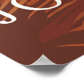 Vintage Joshua Tree National Park - Sunset  Poster (Ecke)