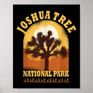 Vintage Joshua Tree Retro Nationalpark Poster