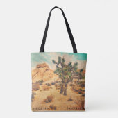 Vintage Joshua Tree Tote Bag Tasche (Rückseite)