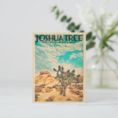 Vintage Joshua Tree Travel Postcard Postkarte (Stehend Vorderseite)