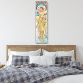Vintage Jugendgoddess Leinwanddruck (Insitu (Schlafzimmer))