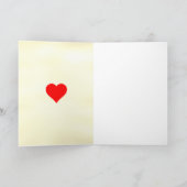 Vintage Jugendherberge & Girl Tanzkarte Dankeskarte (Innenseite)