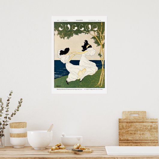 Vintage Jugendjugendabdeckung Poster (Küche)