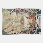 Vintage Jugendstil Alphonse Mucha Geschirrtuch (Horizontal)
