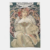 Vintage Jugendstil Alphonse Mucha Geschirrtuch (Vertikal)