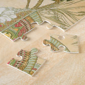 Vintage Jugendstil Alphonse Mucha Puzzle (Seite)