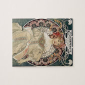 Vintage Jugendstil Alphonse Mucha Puzzle (Horizontal)