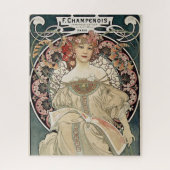 Vintage Jugendstil Alphonse Mucha Puzzle (Vertikal)