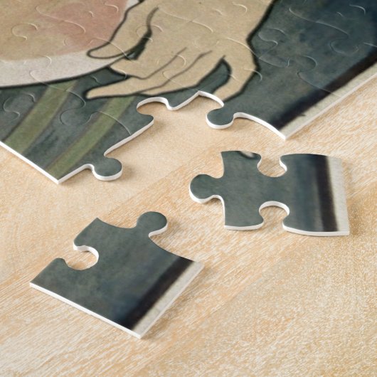 Vintage Jugendstil Alphonse Mucha Puzzle (Seite)