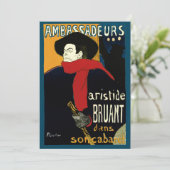 Vintage Jugendstil-Botschafter, Toulouse Lautrec (Stehend Vorderseite)