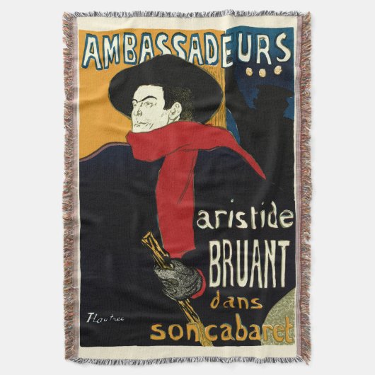 Vintage Jugendstil-Botschafter, Toulouse Lautrec Decke (Vorderseite Vertikal)