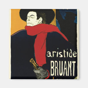 Vintage Jugendstil-Botschafter, Toulouse Lautrec Magnet