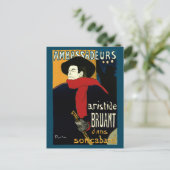Vintage Jugendstil-Botschafter, Toulouse Lautrec Postkarte (Stehend Vorderseite)