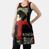 Vintage Jugendstil-Botschafter, Toulouse Lautrec Schürze (InSitu)