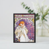 Vintage Jugendstil-Dekorative Postkarte ~ (Stehend Vorderseite)