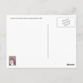 Vintage Jugendstil-Dekorative Postkarte ~ (Rückseite)