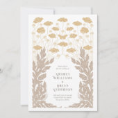 Vintage Jugendstil-Einladung Einladung (Vorderseite)