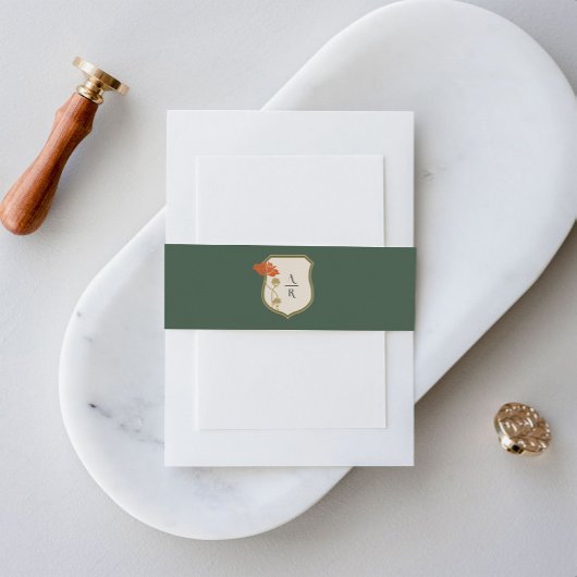 Vintage Jugendstil Einladungsbanderole