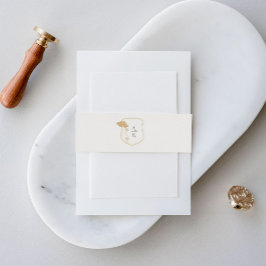 Vintage Jugendstil Einladungsbanderole