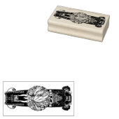 Vintage Jugendstil Ex Libris Frauenvorlage Gummistempel (Stempel)