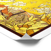 Vintage Jugendstil-Fahrradwerbung Poster (Ecke)