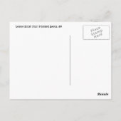 Vintage Jugendstil-Fahrradwerbung Postkarte (Rückseite)