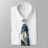 Vintage Jugendstil-Fairies, Fahrrad Pierrot Moon Krawatte (Gebunden)