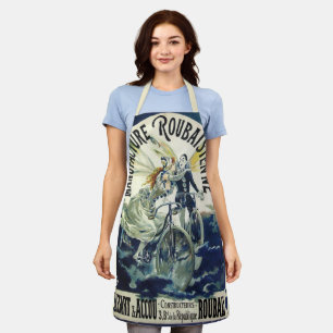 Vintage Jugendstil-Fairies, Fahrrad Pierrot Moon Schürze