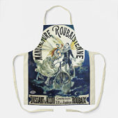 Vintage Jugendstil-Fairies, Fahrrad Pierrot Moon Schürze (Vorderseite)