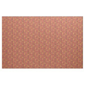 Vintage Jugendstil-Fasane und Foxhandmuster Stoff (Yard (91,4 cm))