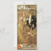 Vintage Jugendstil-Flirt-Kekse, Alphonse Mucha (Vorderseite)