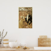 Vintage Jugendstil-Flirt-Kekse, Alphonse Mucha Poster (Küche)