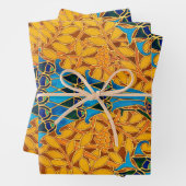 Vintage Jugendstil-Friedhöfe und Baum Geschenkpapier Set (Beispiel)