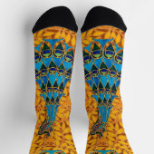 Vintage Jugendstil-Friedhöfe und Baum Socken (Oben)