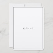 Vintage Jugendstil-Girl Dankeskarte (Rückseite)