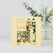 Vintage Jugendstil-Hochzeit (Stehend Vorderseite)