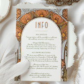 Vintage Jugendstil-Hochzeitskarte Einladung