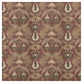 Vintage Jugendstil-Imitat Leather Blumenmuster Stoff (Muster)